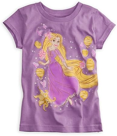 Amazon Co Jp Disney Princess ディズニープリンセス 子供 キッズ ラプンツェル Tシャツ 1 6 8歳 おもちゃ