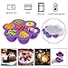 for Instant Pot Compatible with 6,8 Qt, Ninja Foodi 8qt - Stainless Steel Steamer Basket, Springform Pan, Egg Steamer Rack, Silicon Egg Bites Mold and More (Purple)