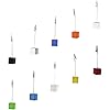 10pcs 10 Colors Cube Wire Base Photo Holder Stand Card Note Desk Memo Clip