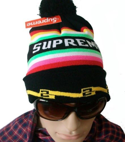supreme rainbow beanie