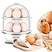 Egg Cooker,350W Electric Egg Maker,White Egg Steamer,Egg Boiler,14 Egg Capacity Egg Cooker With Automatic Shut Off