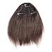 BEAUTY PLUS Clip in Bangs Real Human Hairpieces for Beauty Ladies (2# Dark Brown)