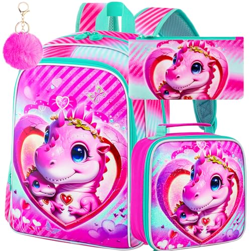 TXHVO 16" Dinosaur Backpack