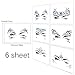 Lady Up Mermaid Rhinestones Face Jewels Crystals Tears Face Gems Glitters Temporary Tattoos Stickers for Halloween Festival Rave Carnival Party