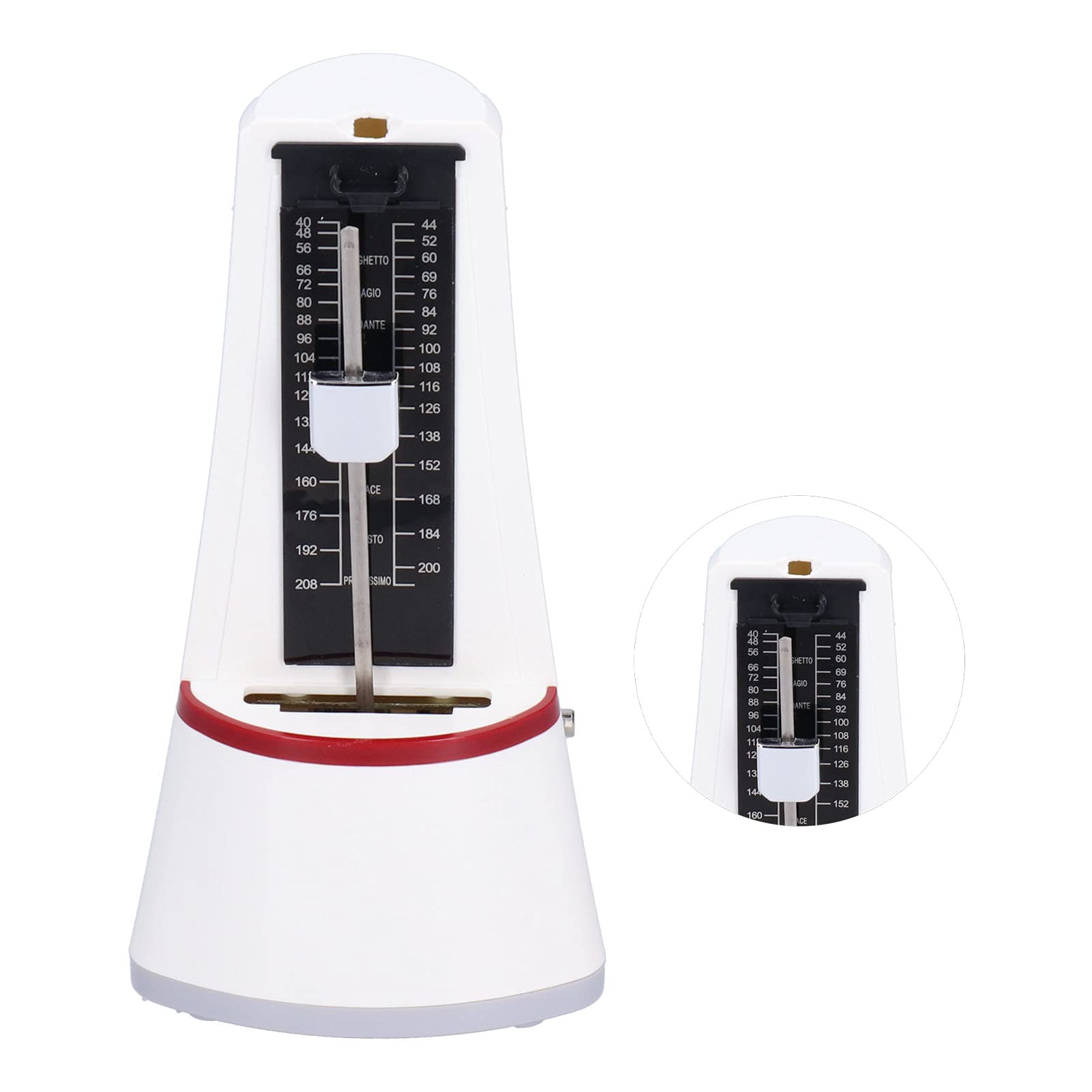 Musician Metronome, Classic Style Design Mechanical Metronome for Piano for Guitar for Ukulele