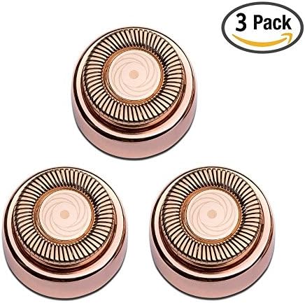 Hair Remover Replacement Heads for Finishing Touches Flawless,3 Counts,On The Upper Lip, Chin