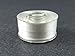 CleverDelights Size A (Class 15) White Prewound Bobbins - 144 Pack - 75D/2 (60WT) Polyester Thread - Compatible with SE400 SE600 SE625 SE700 SE725 SE1900 PE535 PE550D PE800 PE900 - SA156 Replacement