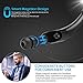 AVANTY Wireless Bluetooth Headphones Neckband V4.1 Headset Call Vibrate Alert Stereo Sport Earbuds w/Mic Sweatproof Earphones 12 Hours Play time for Gym Running Workout Android (Black)