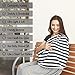 Car Seat Canopy Breastfeeding Cover Nursing Covers Scarf - 5 in 1 Shopping Cart, Stroller, High Chair Covers for Boy Girl in Summer Winter - With FREE E-Book