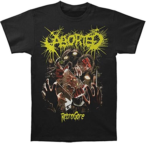 Aborted Men's Retrogore T-Shirt Large Black