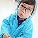 Cartoon Waterproof Children's Raincoat (M, Blue)