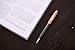 Fine Black Ballpoint Pen In A Gift Case | Copper Stainless Steel Body, Smooth& Even Ink Flow,Ergonomic Grip | Roller Pen For Business,Writing,Office,Guest Books,Journaling,Travel