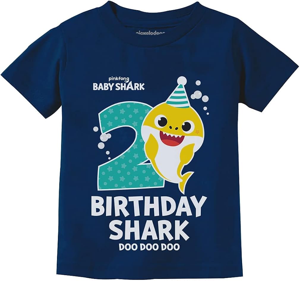 Birthday Shark Shirts for Toddler 2nd 3rd 4th Birthday Boy Girl Baby Shark Shirt: Clothing