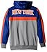NBA Men's New York Knicks Full Zip Hoodie Sweatshirt Jacket Contrast Back Cut, Medium, Blue
