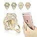 New Phone Ring Holder (4 Packs), FOMTOR Universal Phone Finger Ring Stand Holder, 360 Rotation 3D Aluminium Ring Grip for iPhone 5 6 6S 6Plus iPhone 7 7Plus,Galaxy and Almost All Phones