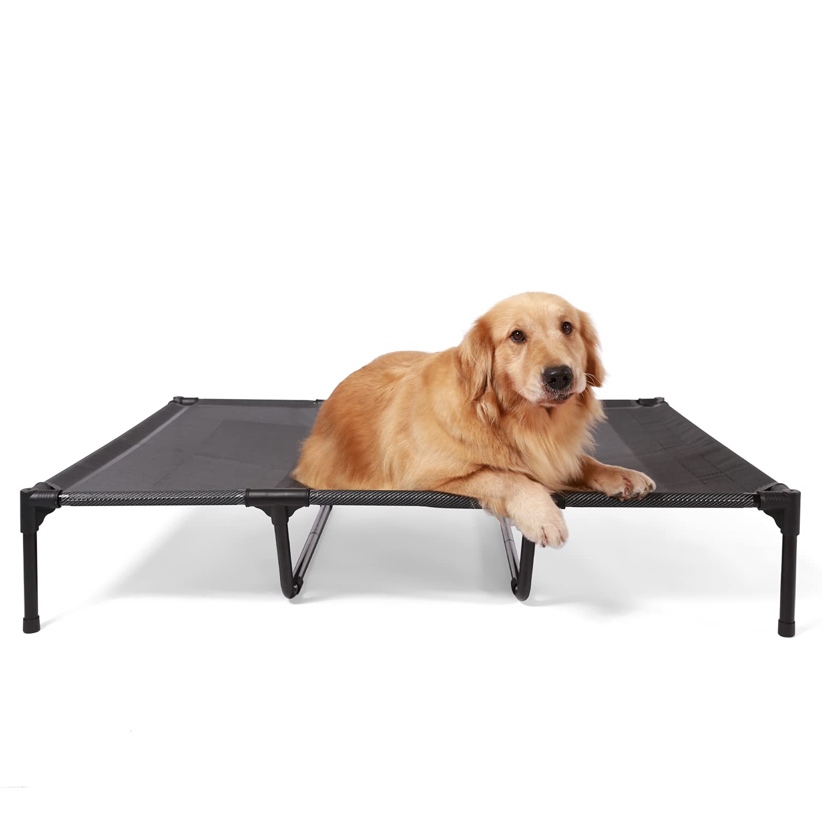 ANWA Elevated Dog Bed Large Size, Raised Dog Bed Outdoor Use, Portable Dog Cot Large Dogs