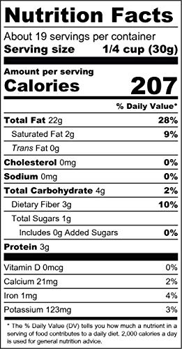 Raw Pecan Halves Texas Grown (No Shell, All Natural, Non-GMO, Kosher, In Resealable Bag, Nutrient Dense Low Carb High Fat Snack) 20oz