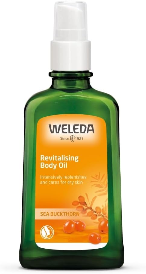 Weleda Sea Buckthorn Body Oil 100 ml - Vegan Nourishing Moisturizer