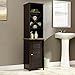 Sauder Peppercorn Linen Tower, Cinnamon Cherry finish