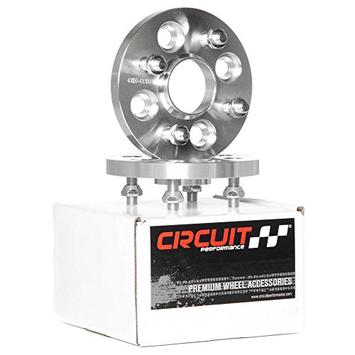 Pair Circuit Performance 15mm Thick | 4x100 | 12x1.5 | 56.1mm Centerbore Hubcentric Wheel Spacers Acura Integra Honda Civic Mini Cooper
