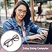 Reading Glasses Women - 4 pack Readers - Stylish, Comfortable Ladies Designer Readers, Magnification Strength + 2.00