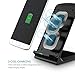 Wireless Charger, Qi Wireless Charging Stand for Android and iPhone (Upgrade Version - 2017)