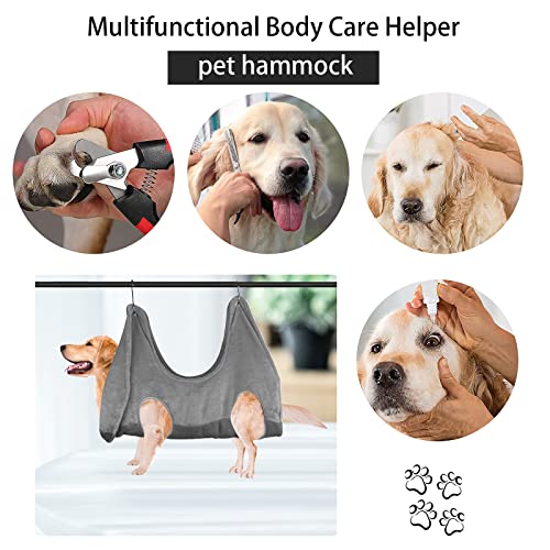 Jetczo Dog Grooming Hammock Helper, Restraint Dog Grooming Harness with
