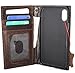 Genuine Leather Case for iPhone Xs max Book Wallet Handmade Cover Luxury Cards Slots Rubber Holder Strap Vintage Classic DavisCase pro xsmax