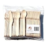 Chef Rimer Wooden Disposable Cutlery 6