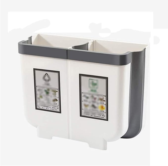 Trash Bin Bote De Basura De Clasificación De Cocina Colgante, Cubo De