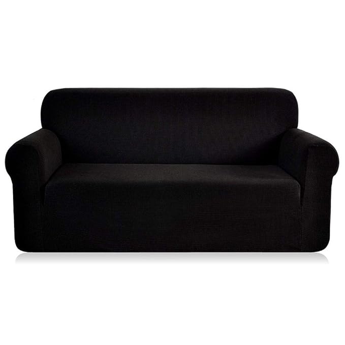 Rayzon Black Couch Covers Slipcover Love Seat Couch Covers