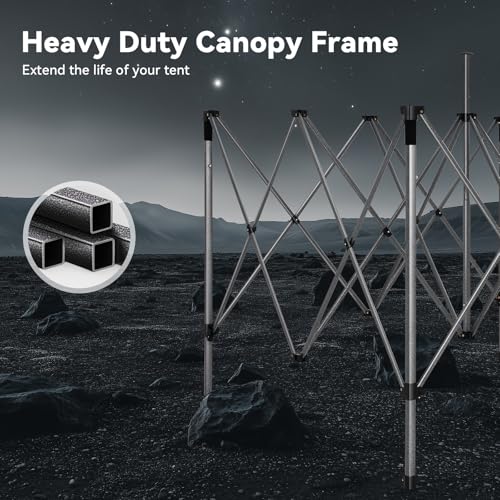 COBIZI 10x15 Heavy Duty Pop Up Canopy Tent Review: Commercial-Grade Shelter with Sidewalls image 24