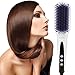 ACEVIVI 2 in 1 Ionic Hair Straightening Brush, Ceramic Heating Straightening Irons Brush with MCH heating technology and Auto Temperature Lock, Anti-scald Patented Design White