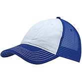The Vintage Year Washed Cotton Unstructured Soft Mesh Adjustable Trucker Baseball Cap