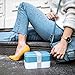 monbento - Bento Box Adult MB Original blue Denim - 2 Leakproof Compartments - Stackable Lunch Box Perfect for Work/Picnic/Sports - BPA Free Food Containers - Microwave & Dishwasher Safe - Blue
