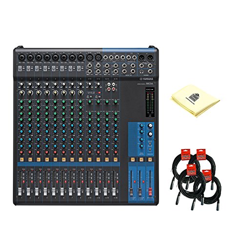 Buy Yamaha MG16 16 Channel Analog Mixer with 10 Microphone Preamps, 4