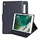 Abacus24-7 Smart Folio iPad Pro 10.5 Case [2017 Model] Auto Sleep-Wake Cover, Multi-Angle Stand and Big Front Pocket - Black