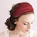 Colorful Flocking Headband - Folded Broad Hairband for Women,Lady,Kids-Girls Hair Band(Random Color)