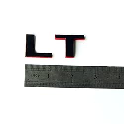 Yoaoo 2Pack OEM Black Lt Letter Nameplate Emblems