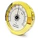 Round Analog Hygrometer for Cigar Humidor Cabinets 50mm Diameter (Gold & Silver) (Gold)