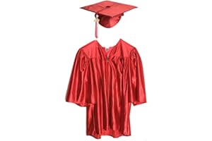 Happy Graduates Preschool and Kindergarten Graduation Cap, Gown, Tassel and 2024 Charm Sets