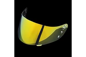 FCKBLSL ICON IC04 Airframe Pro Airmada Airform Motorcycle Helmet Shield Uv Protection Motorcycle Visor Lens Helmets Accessories (Gold)