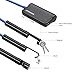 DEPSTECH 1200P Semi-Rigid Wireless Endoscope, 2.0 MP HD WiFi Borescope Inspection Camera,16 inch Focal Distance & 2200mAh Battery Snake Camera-33FT