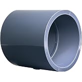 ERA 3&rdquo; Schedule 80 PVC Coupling Socket &ndash; Heavy Duty Gray PVC Pipe Fitting for Plumbing, Irrigation &amp; Industrial Applications