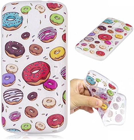 HTC Desire 526G Case, Voguecase TPU with Shock Absorption, Soft Silicone Case Transparent, Lightweight / Perfect Fit Shell Shell Cover for HTC Desire 526G (Fritters 09) + Free Stylus Universal Random Screen
