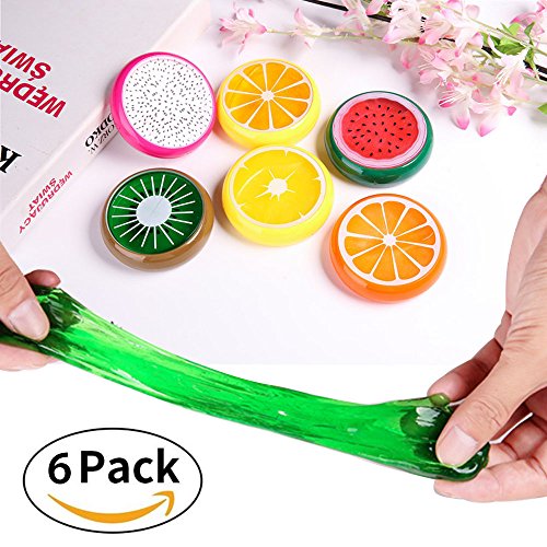 How To Make ST2 6 Colors/Pack Kids Magic Slime Toys,Fruit Putty Toys
