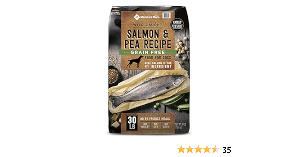 members mark salmon and pea dog food