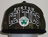 NBA Boston Celtics adidas Camouflage Flat Brim Snapback Adjustable Hat / Cap (OSFA)