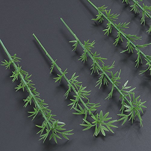 NUOLUX 100pcs Model Bamboo Trees 1:75 12cm Plastic Bamboo Trees Model Train Scenery Landscape Scale