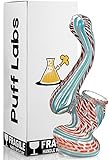 PUFF LABS Bubbler Red-Green 5 Inch